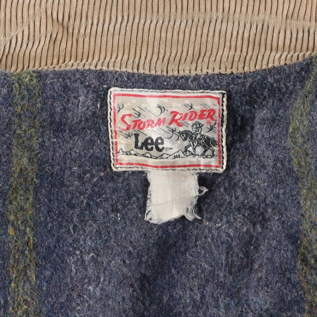 Vintage Lee STORM RIDER denim jacket from the 1980'S and 1990s, size M, men's. unclear blue type Vintage Second Hand