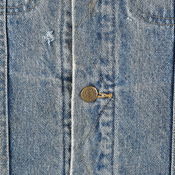 Vintage Lee STORM RIDER denim jacket from the 1980'S and 1990s, size M, men's. unclear blue type Vintage Second Hand