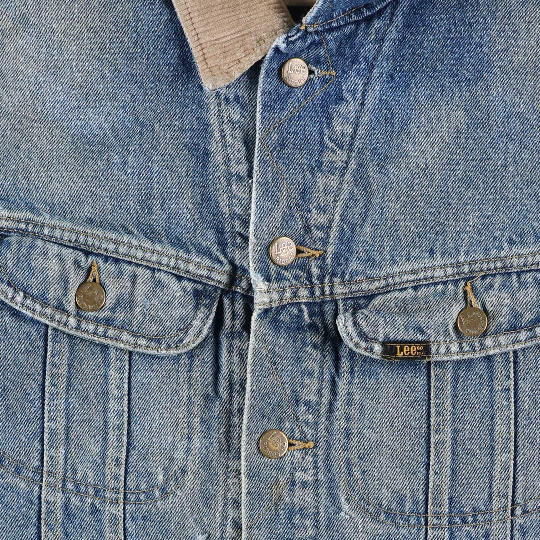 Vintage Lee STORM RIDER denim jacket from the 1980'S and 1990s, size M, men's. unclear blue type Vintage Second Hand