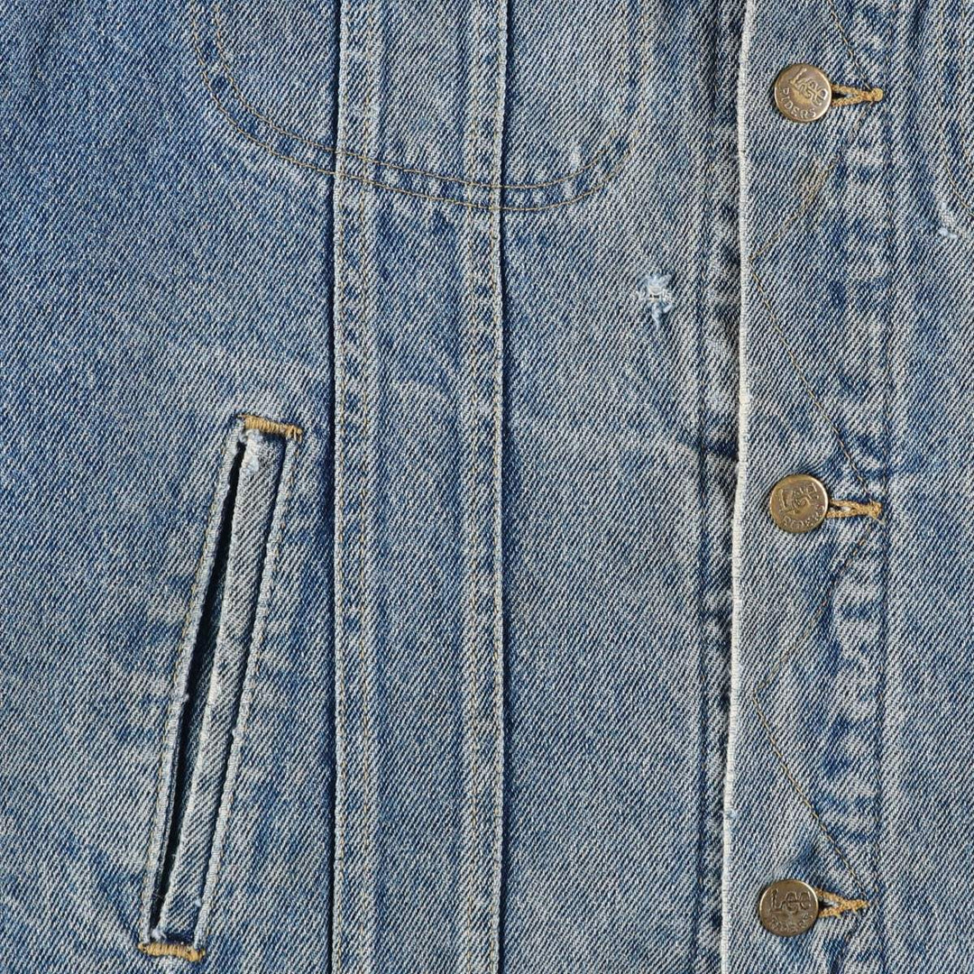 Vintage Lee STORM RIDER denim jacket from the 1980'S and 1990s, size M, men's. unclear blue type Vintage Second Hand