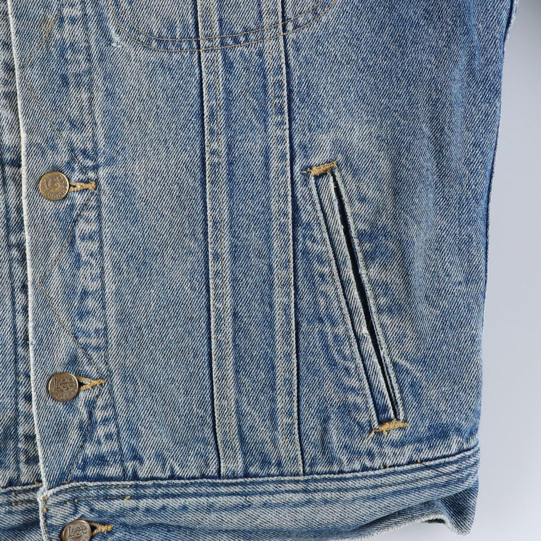 Vintage Lee STORM RIDER denim jacket from the 1980'S and 1990s, size M, men's. unclear blue type Vintage Second Hand