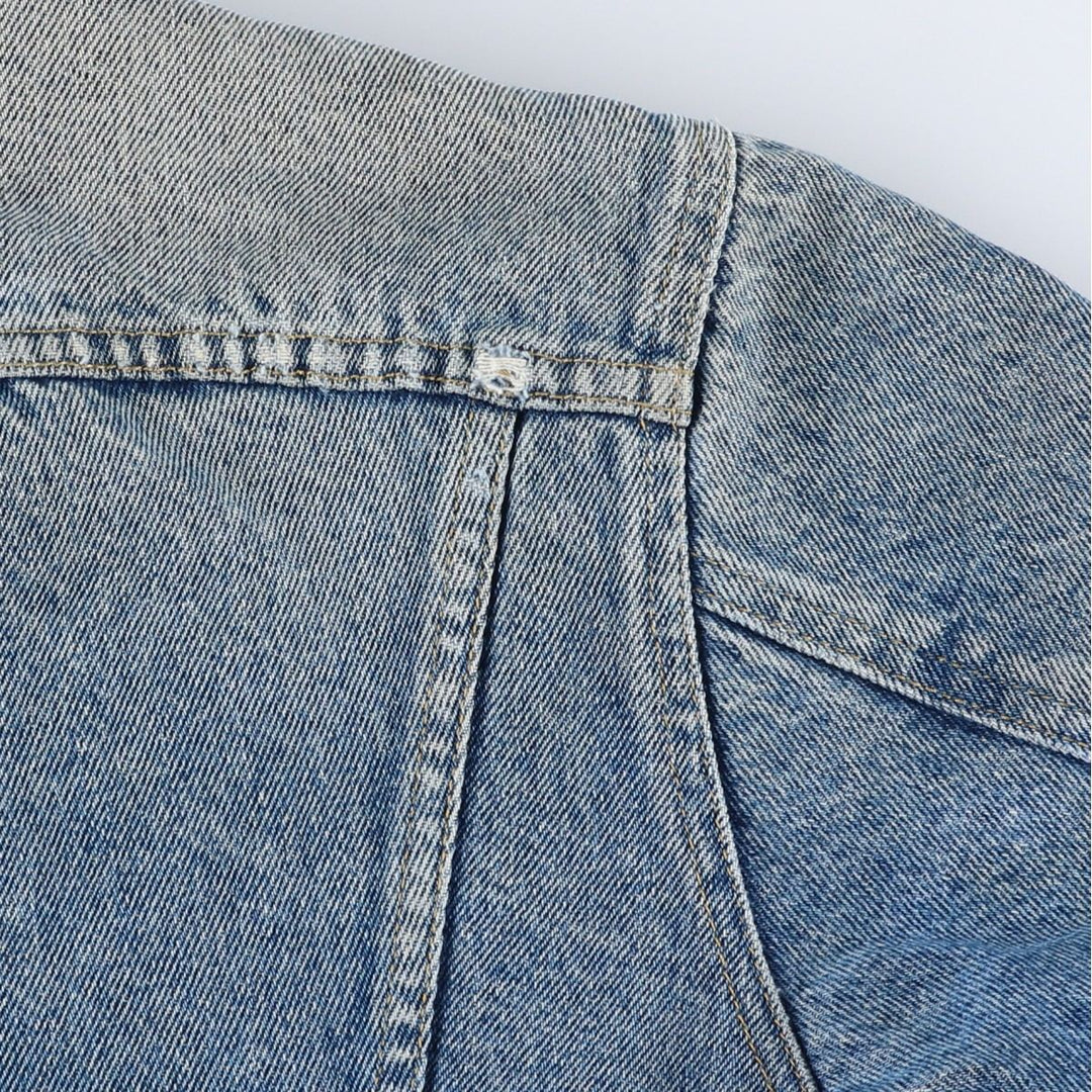 Vintage Lee STORM RIDER denim jacket from the 1980'S and 1990s, size M, men's. unclear blue type Vintage Second Hand