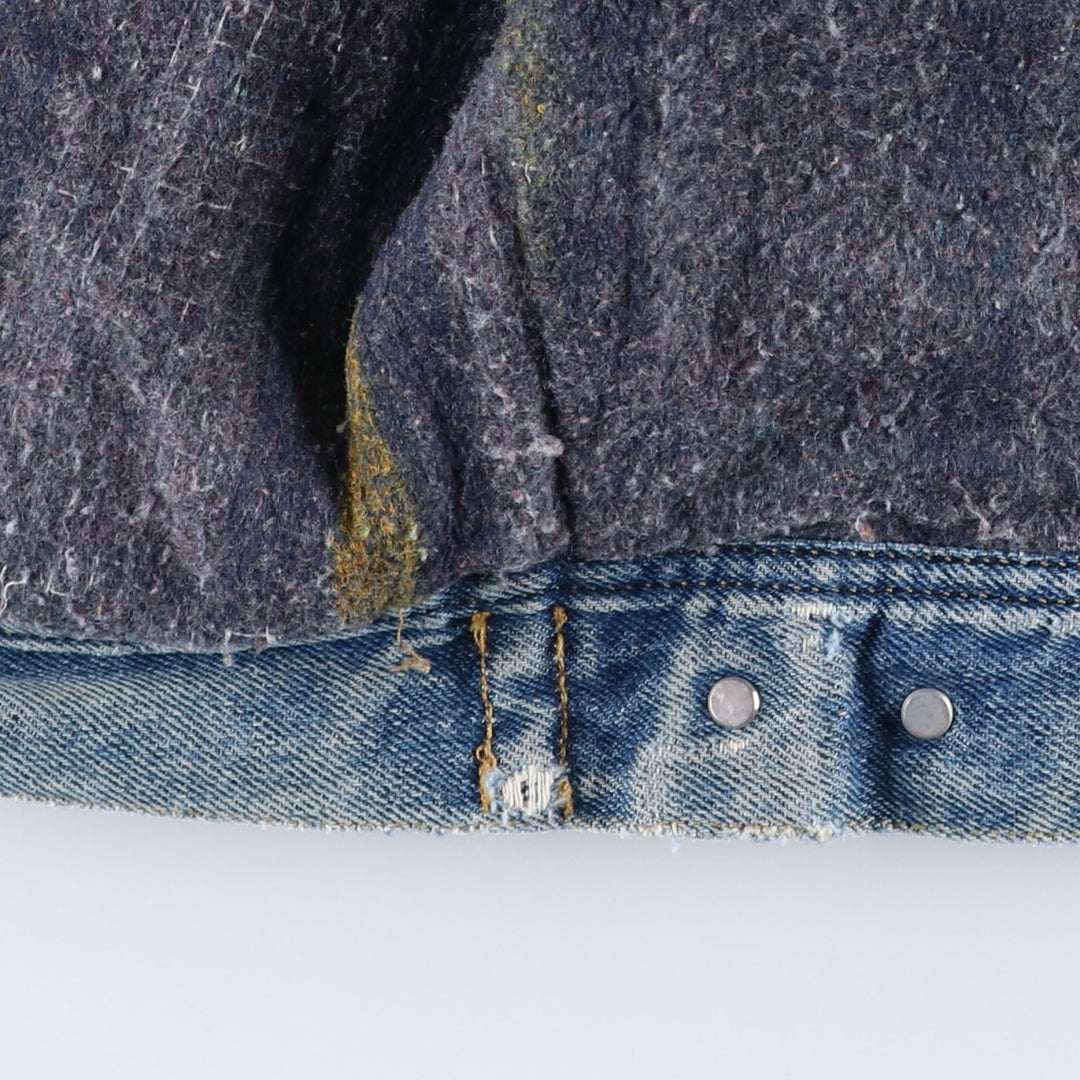 Vintage Lee STORM RIDER denim jacket from the 1980'S and 1990s, size M, men's. unclear blue type Vintage Second Hand