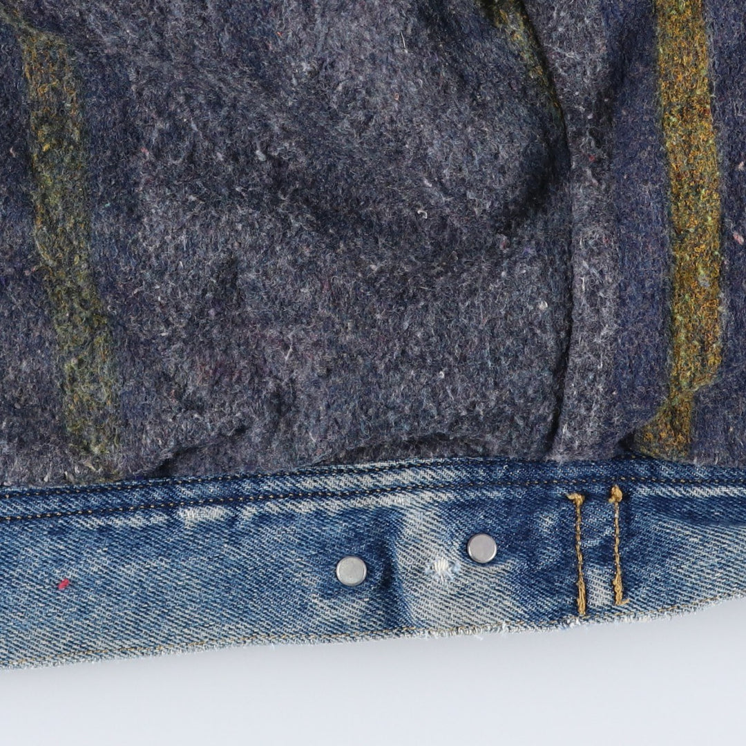 Vintage Lee STORM RIDER denim jacket from the 1980'S and 1990s, size M, men's. unclear blue type Vintage Second Hand