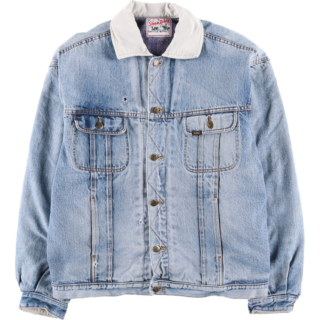 Vintage Lee STORM RIDER denim jacket from the 1980'S and 1990s, size XL, men's. unclear blue type Vintage Second Hand