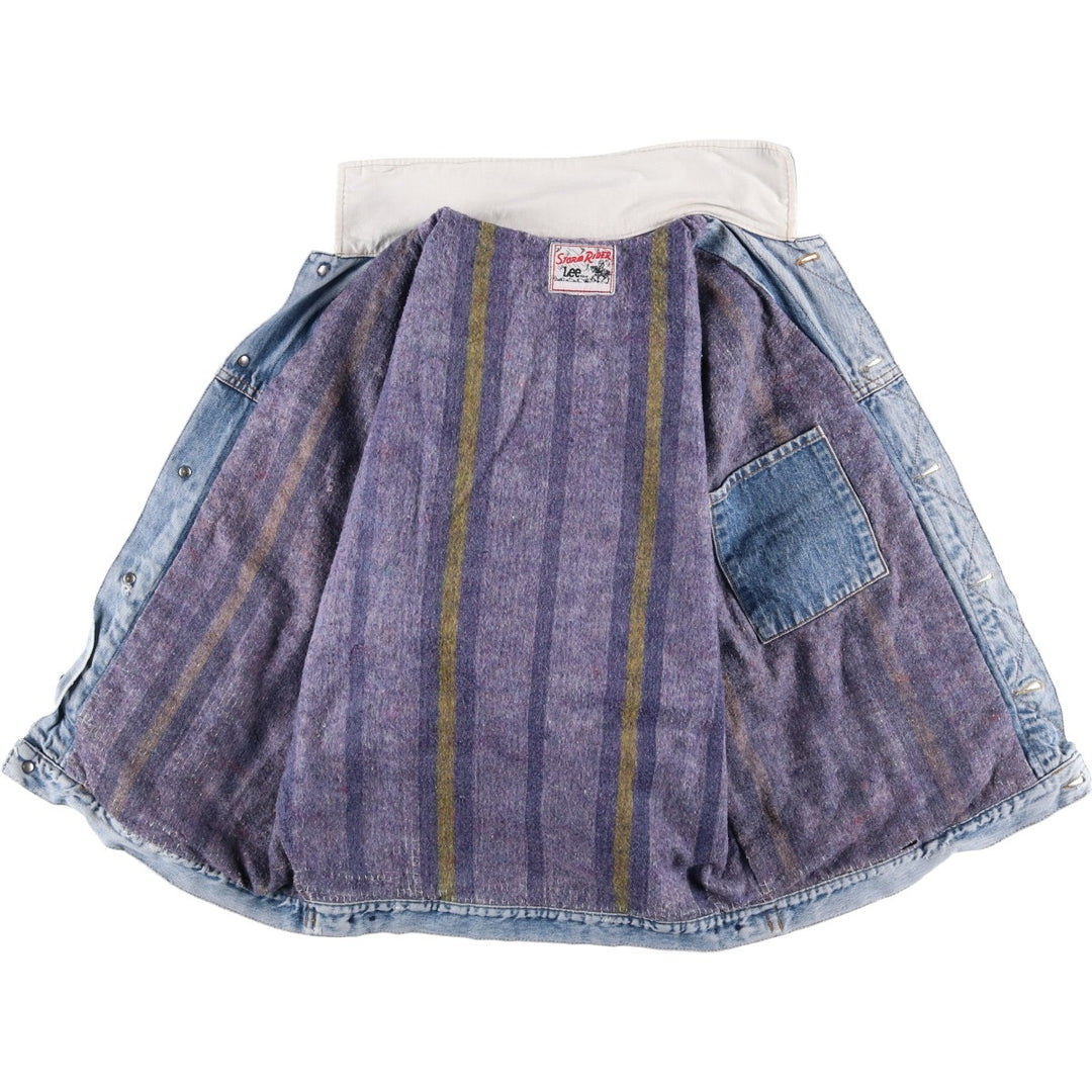Vintage Lee STORM RIDER denim jacket from the 1980'S and 1990s, size XL, men's. unclear blue type Vintage Second Hand