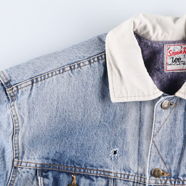 Vintage Lee STORM RIDER denim jacket from the 1980'S and 1990s, size XL, men's. unclear blue type Vintage Second Hand