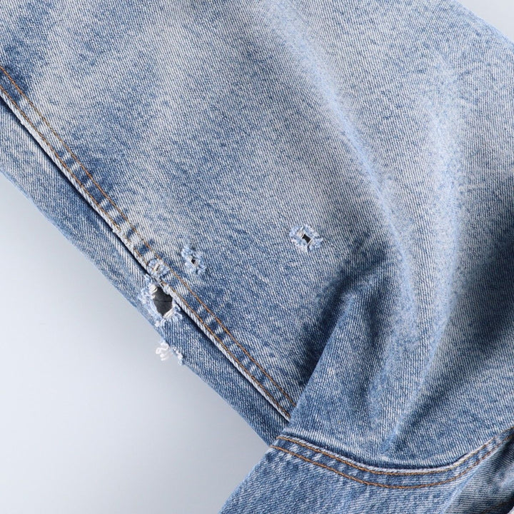 Vintage Lee STORM RIDER denim jacket from the 1980'S and 1990s, size XL, men's. unclear blue type Vintage Second Hand