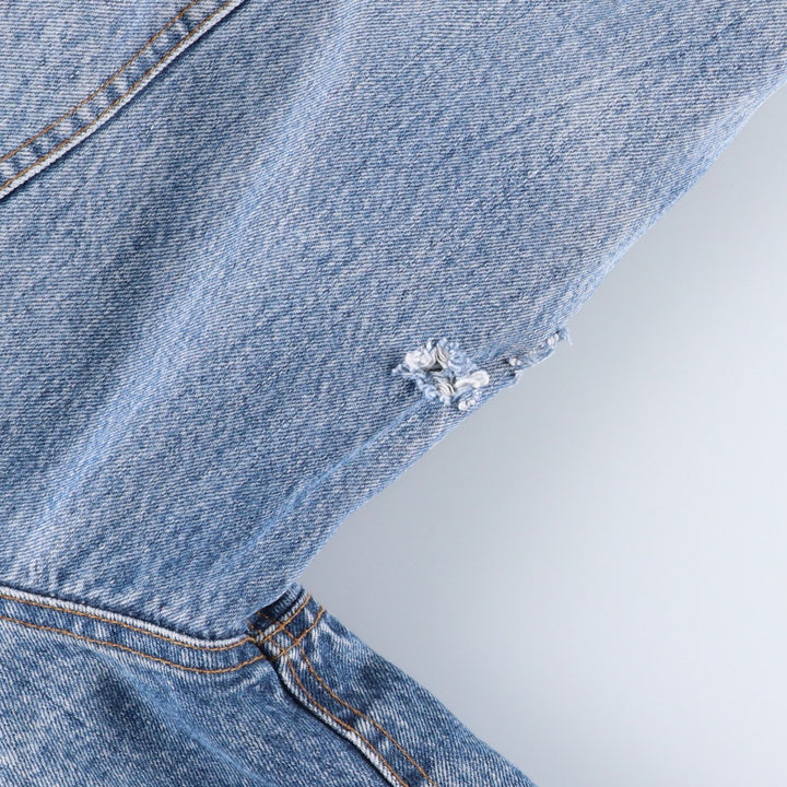 Vintage Lee STORM RIDER denim jacket from the 1980'S and 1990s, size XL, men's. unclear blue type Vintage Second Hand