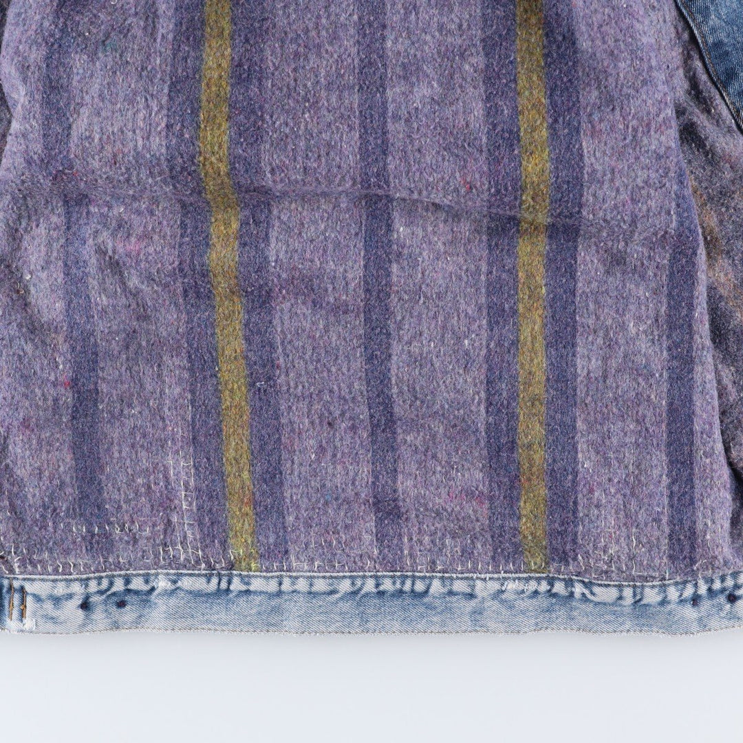 Vintage Lee STORM RIDER denim jacket from the 1980'S and 1990s, size XL, men's. unclear blue type Vintage Second Hand