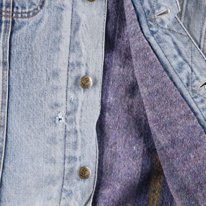 Vintage Lee STORM RIDER denim jacket from the 1980'S and 1990s, size XL, men's. unclear blue type Vintage Second Hand