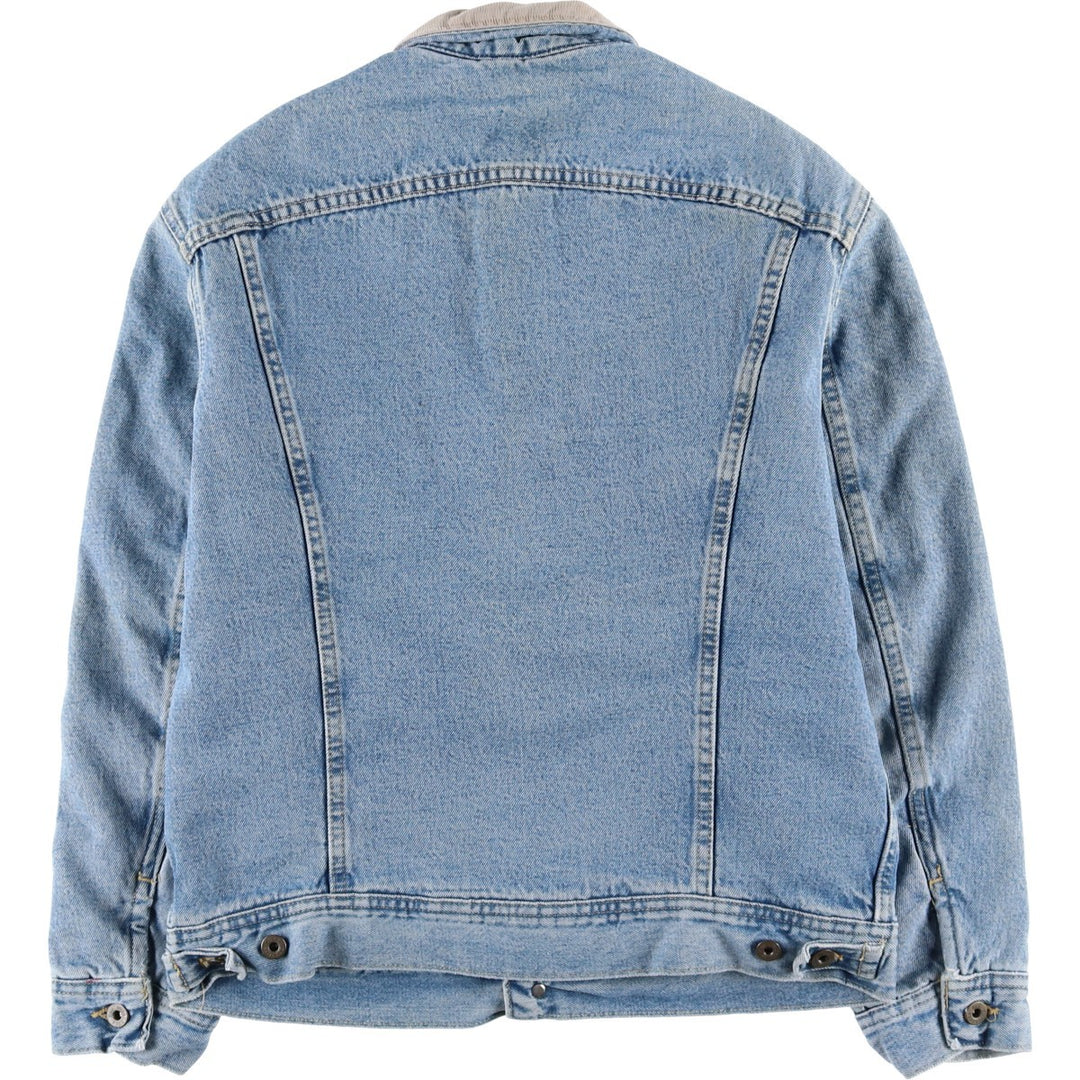 Vintage 90'S Lee DUNGAREES denim jacket, size L, men's unclear blue type Vintage Second Hand