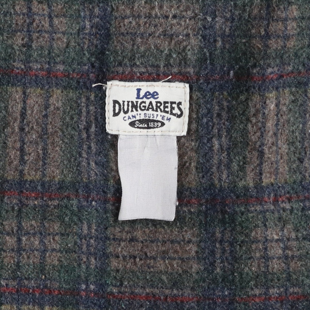 Vintage 90'S Lee DUNGAREES denim jacket, size L, men's unclear blue type Vintage Second Hand