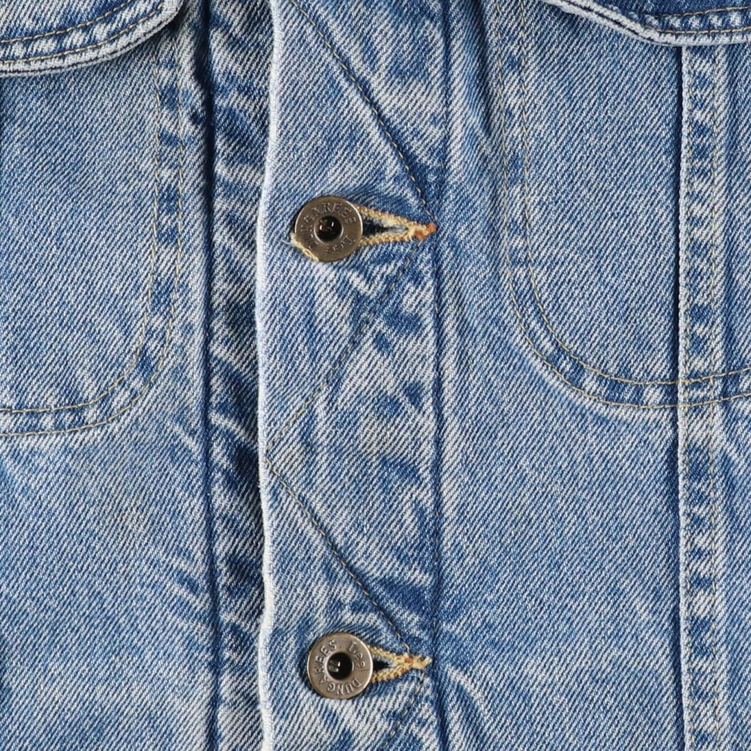 Vintage 90'S Lee DUNGAREES denim jacket, size L, men's unclear blue type Vintage Second Hand