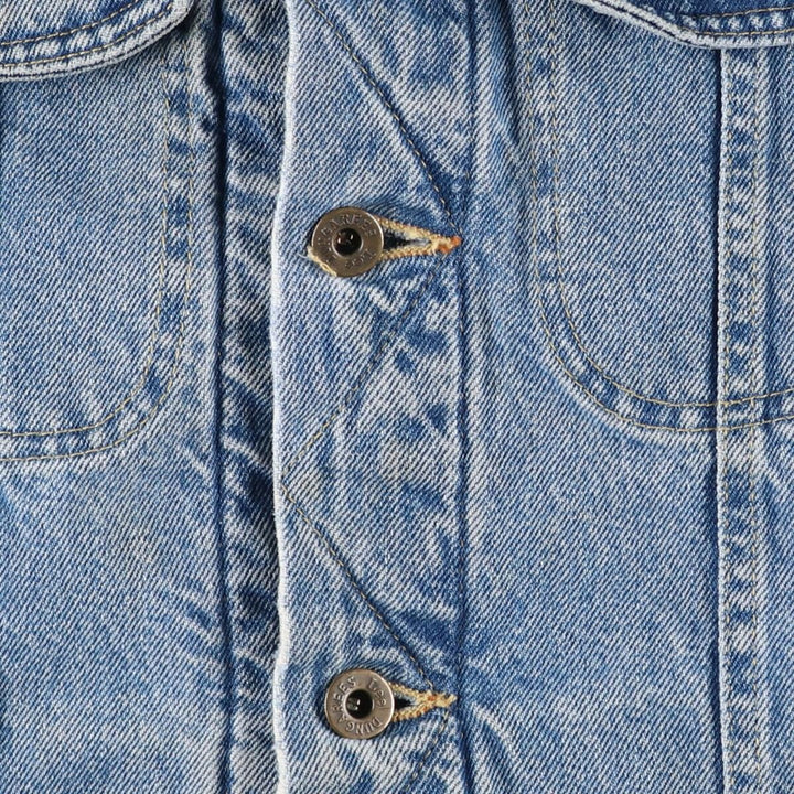 Vintage 90'S Lee DUNGAREES denim jacket, size L, men's unclear blue type Vintage Second Hand