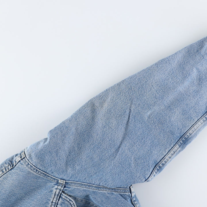 Vintage 90'S Lee DUNGAREES denim jacket, size L, men's unclear blue type Vintage Second Hand