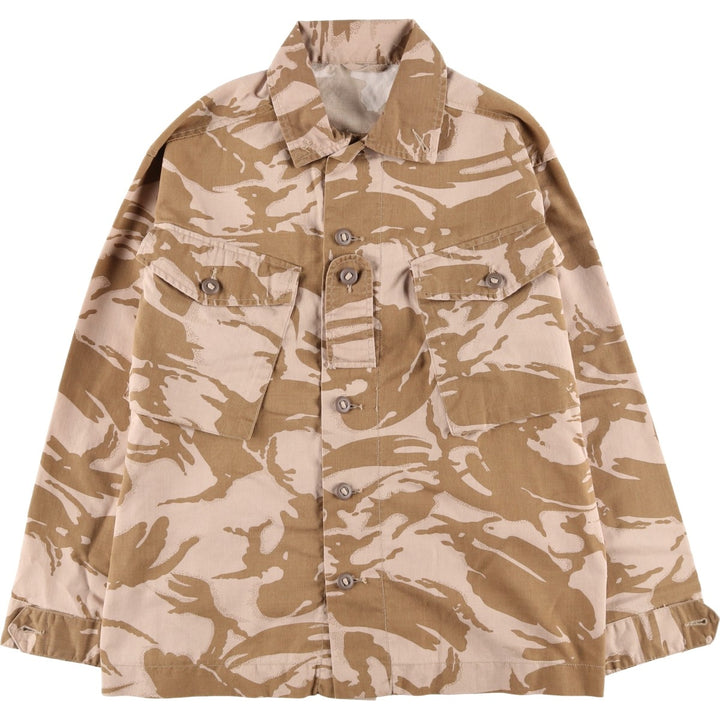 British Army Camouflage Pattern Desert DPM Camo Military Combat Jacket Size 170 unclear Beige type Vintage Second Hand