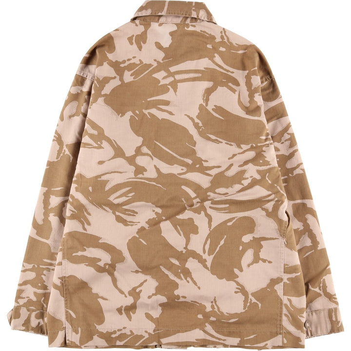 British Army Camouflage Pattern Desert DPM Camo Military Combat Jacket Size 170 unclear Beige type Vintage Second Hand