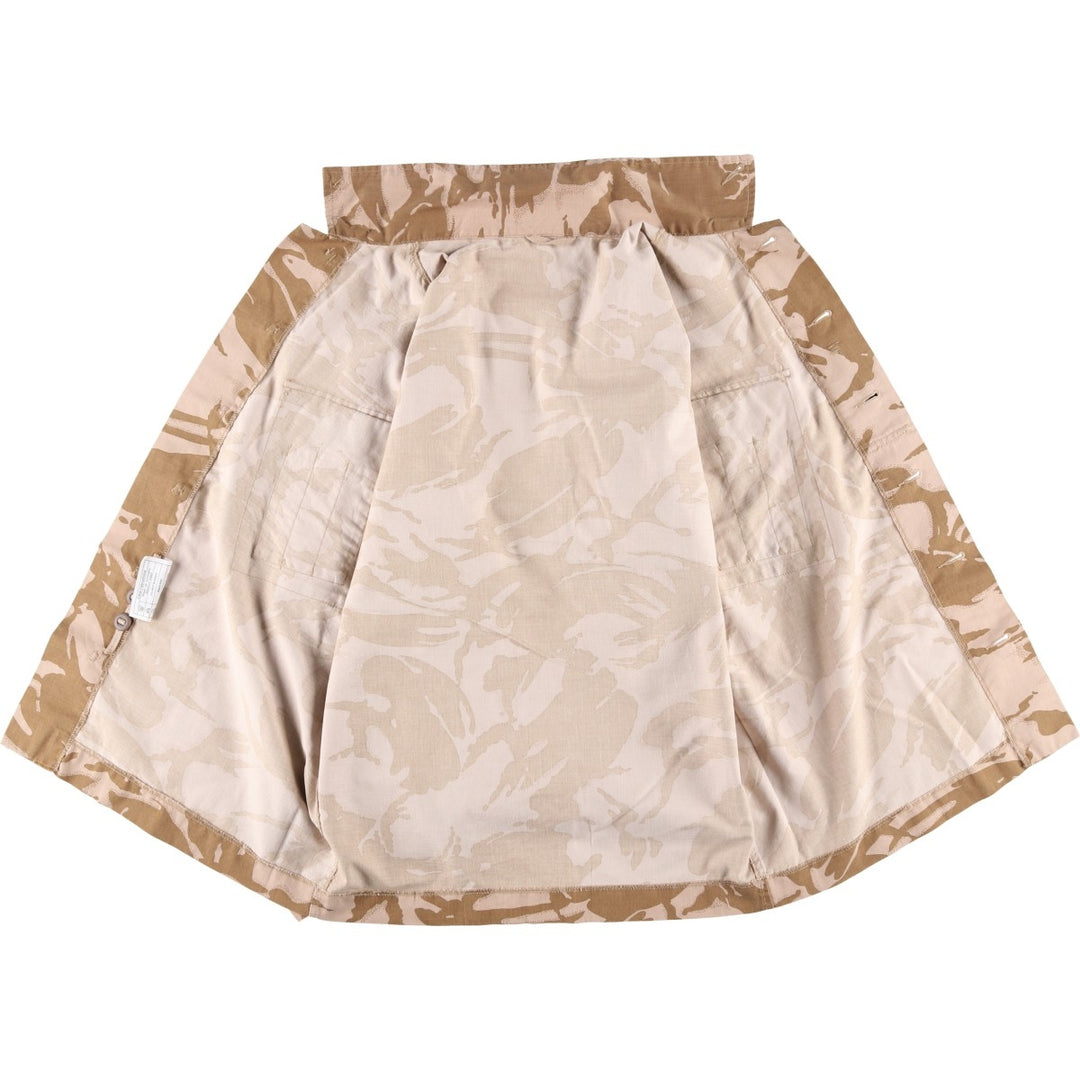 British Army Camouflage Pattern Desert DPM Camo Military Combat Jacket Size 170 unclear Beige type Vintage Second Hand
