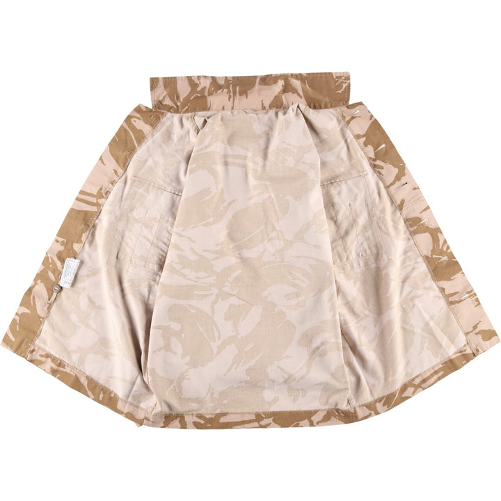 British Army Camouflage Pattern Desert DPM Camo Military Combat Jacket Size 170 unclear Beige type Vintage Second Hand