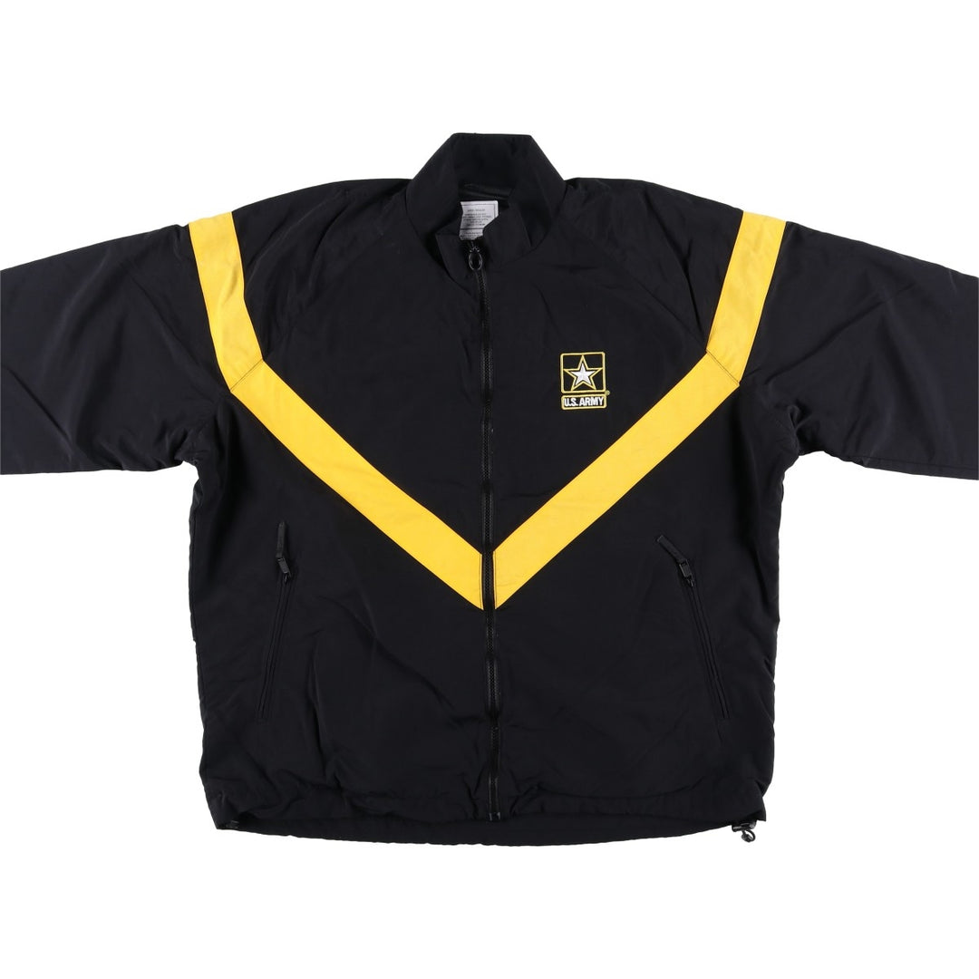 US Army Unicor APFU Training Jacket, Nylon, Large Nylon black type Vintage Second Hand