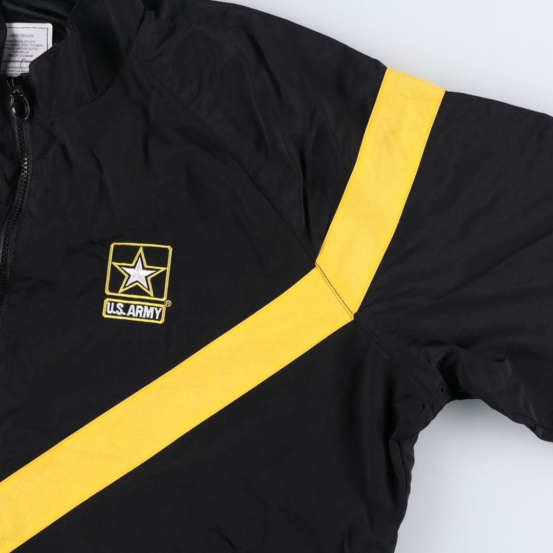US Army Unicor APFU Training Jacket, Nylon, Large Nylon black type Vintage Second Hand