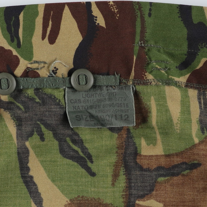 British Army Camouflage Pattern DPM Camo Military Combat Jacket 190 unclear Khaki type Vintage Second Hand
