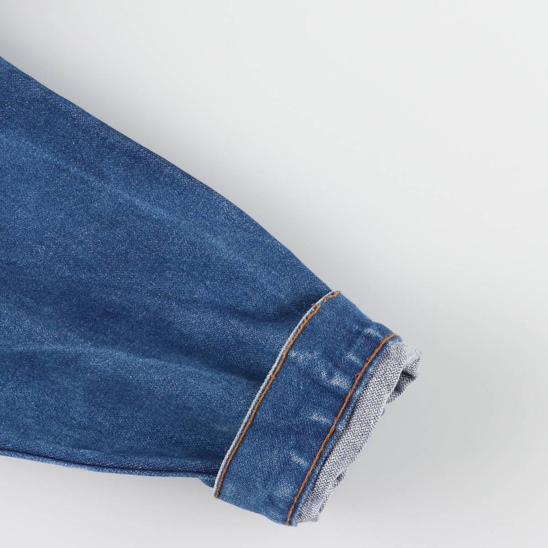 Vintage 80s-90'S Wrangler denim jacket, men's size XL unclear blue type Vintage Second Hand