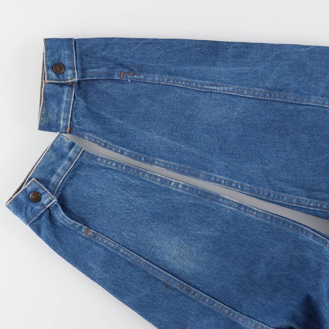 Vintage 80s-90'S Wrangler denim jacket, men's size XL unclear blue type Vintage Second Hand
