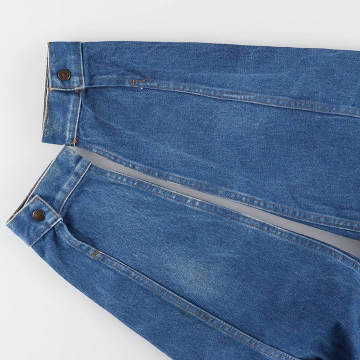 Vintage 80s-90'S Wrangler denim jacket, men's size XL unclear blue type Vintage Second Hand