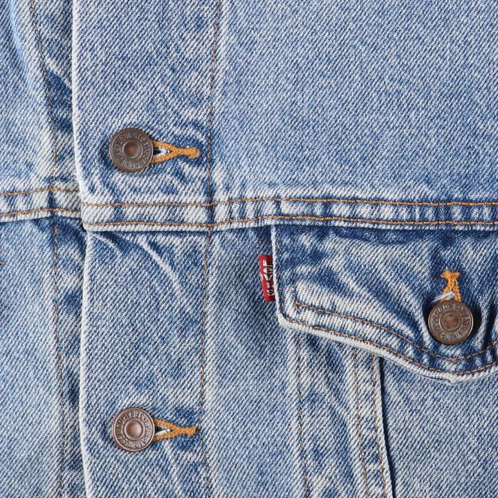 90'S Levi's 70507-0389 Denim Jacket, Men's Size Medium, Vintage cotton blue type Vintage Second Hand