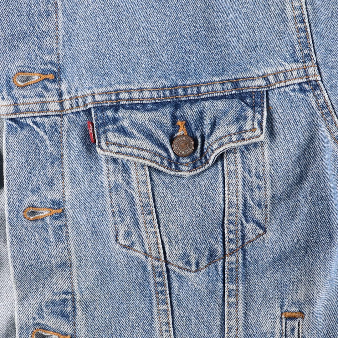 90'S Levi's 70507-0389 Denim Jacket, Men's Size Medium, Vintage cotton blue type Vintage Second Hand