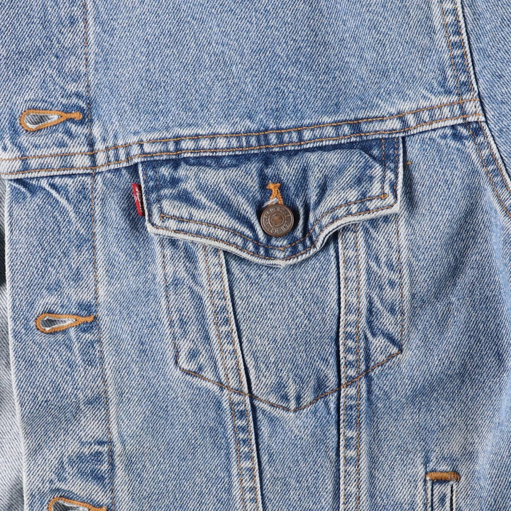 90'S Levi's 70507-0389 Denim Jacket, Men's Size Medium, Vintage cotton blue type Vintage Second Hand