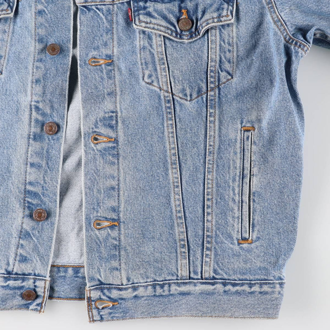 90'S Levi's 70507-0389 Denim Jacket, Men's Size Medium, Vintage cotton blue type Vintage Second Hand