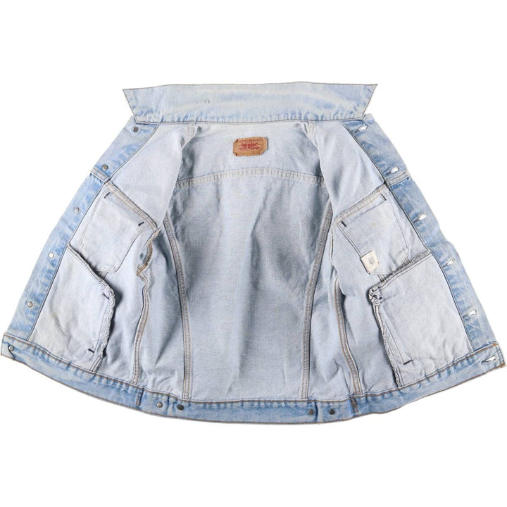 Vintage 1990'S Levi's 70506-0214 denim jacket, made in the USA, size S, men's size small cotton blue type Vintage Second Hand