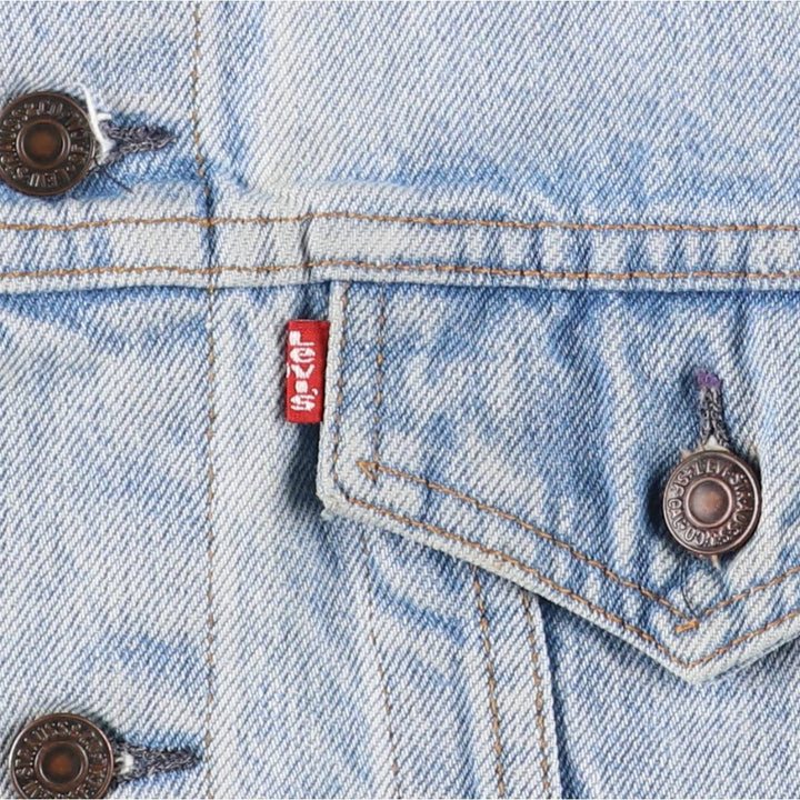 Vintage 1990'S Levi's 70506-0214 denim jacket, made in the USA, size S, men's size small cotton blue type Vintage Second Hand