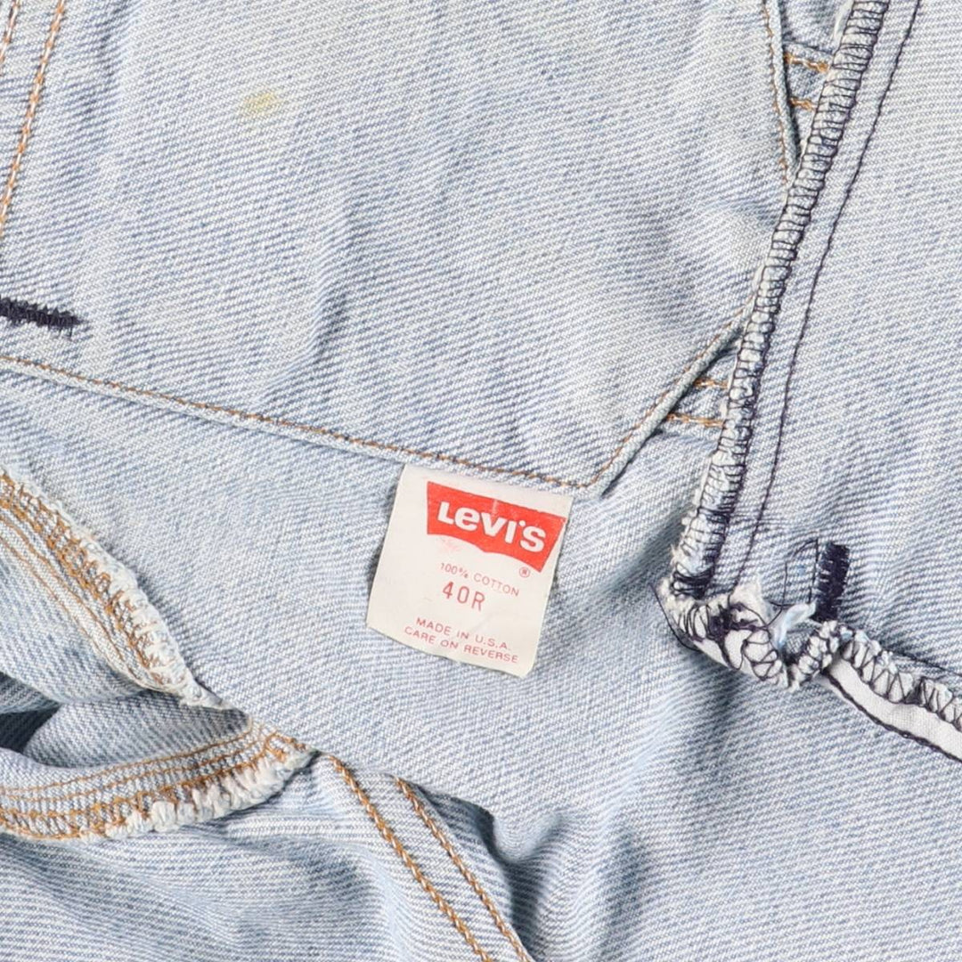 Vintage 1990'S Levi's 70506-0214 denim jacket, made in the USA, size S, men's size small cotton blue type Vintage Second Hand