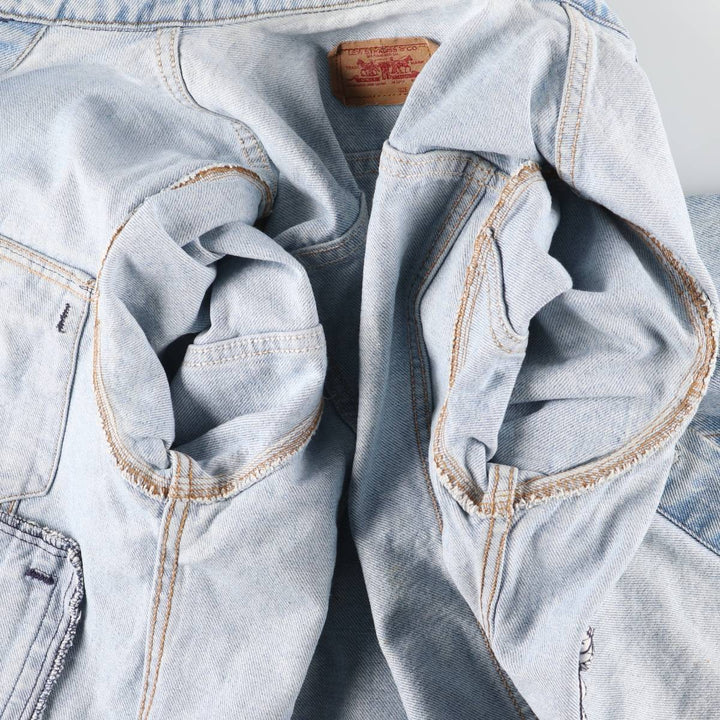 Vintage 1990'S Levi's 70506-0214 denim jacket, made in the USA, size S, men's size small cotton blue type Vintage Second Hand