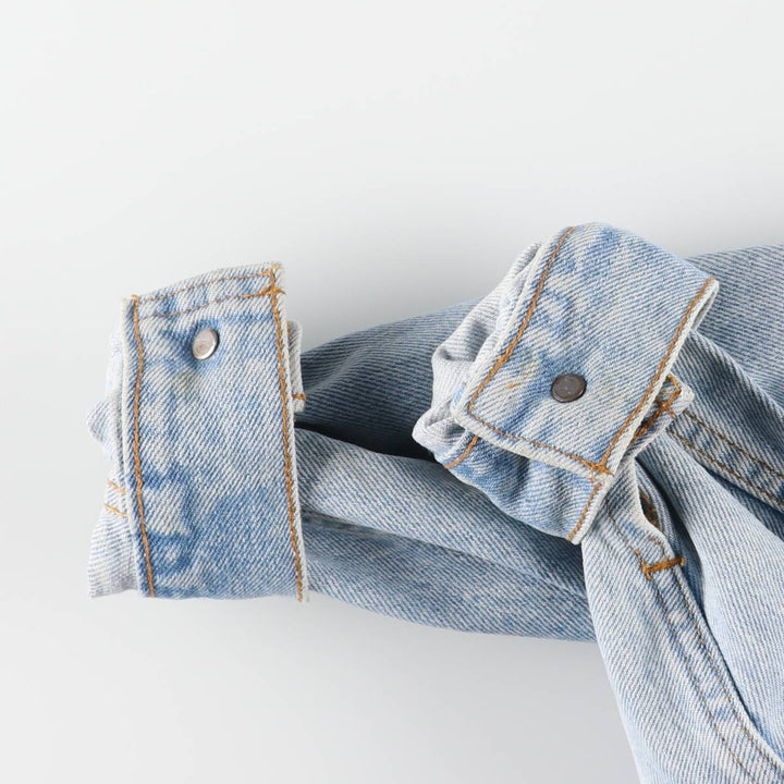Vintage 1990'S Levi's 70506-0214 denim jacket, made in the USA, size S, men's size small cotton blue type Vintage Second Hand