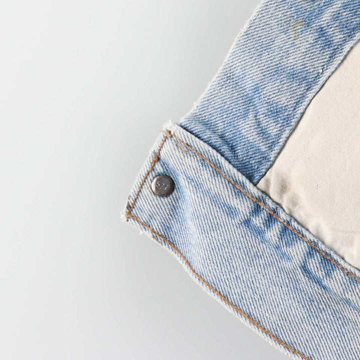 Vintage 80s-90'S Levi's denim jacket with care tag, made in the USA, size XL, men's cotton blue type Vintage Second Hand
