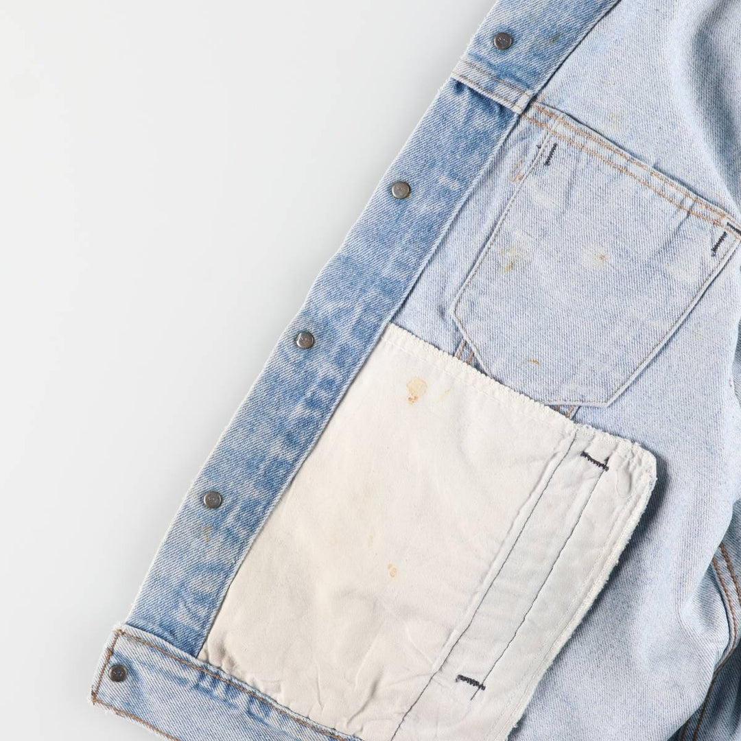 Vintage 80s-90'S Levi's denim jacket with care tag, made in the USA, size XL, men's cotton blue type Vintage Second Hand