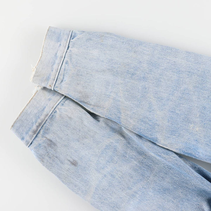 Vintage 80s-90'S Levi's denim jacket with care tag, made in the USA, size XL, men's cotton blue type Vintage Second Hand
