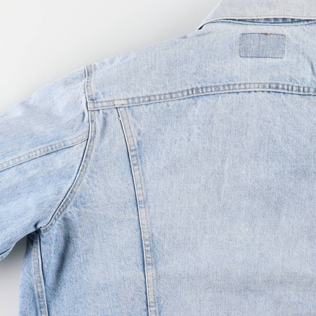 Vintage 80s-90'S Levi's denim jacket with care tag, made in the USA, size XL, men's cotton blue type Vintage Second Hand