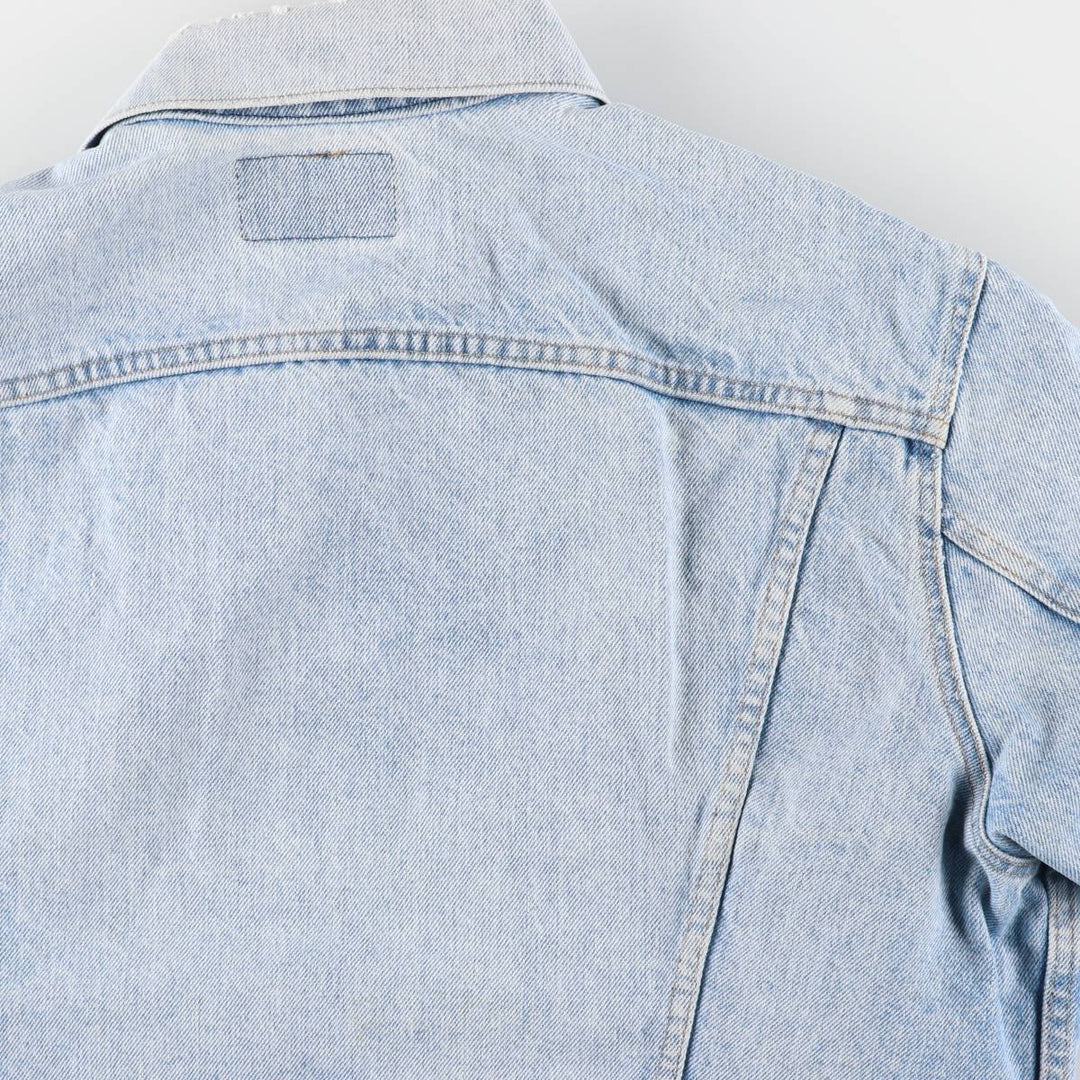 Vintage 80s-90'S Levi's denim jacket with care tag, made in the USA, size XL, men's cotton blue type Vintage Second Hand
