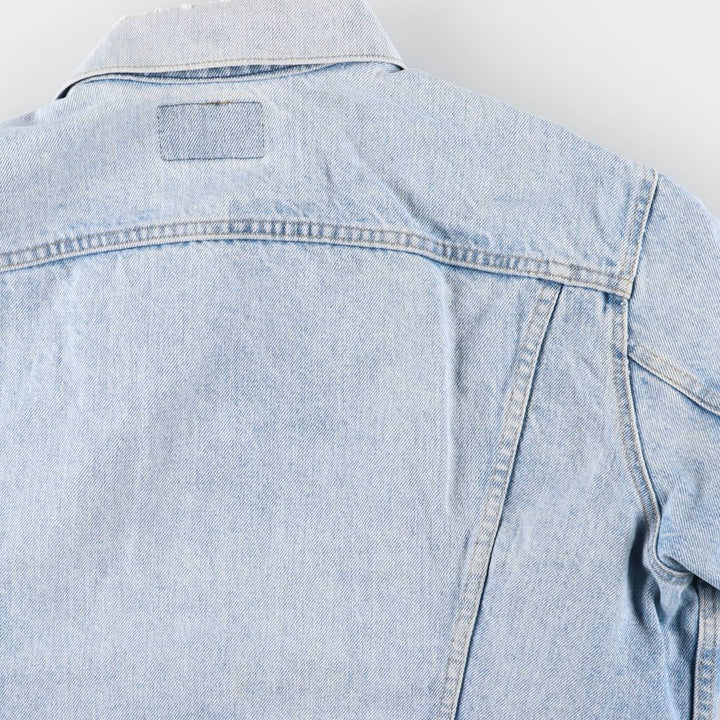 Vintage 80s-90'S Levi's denim jacket with care tag, made in the USA, size XL, men's cotton blue type Vintage Second Hand