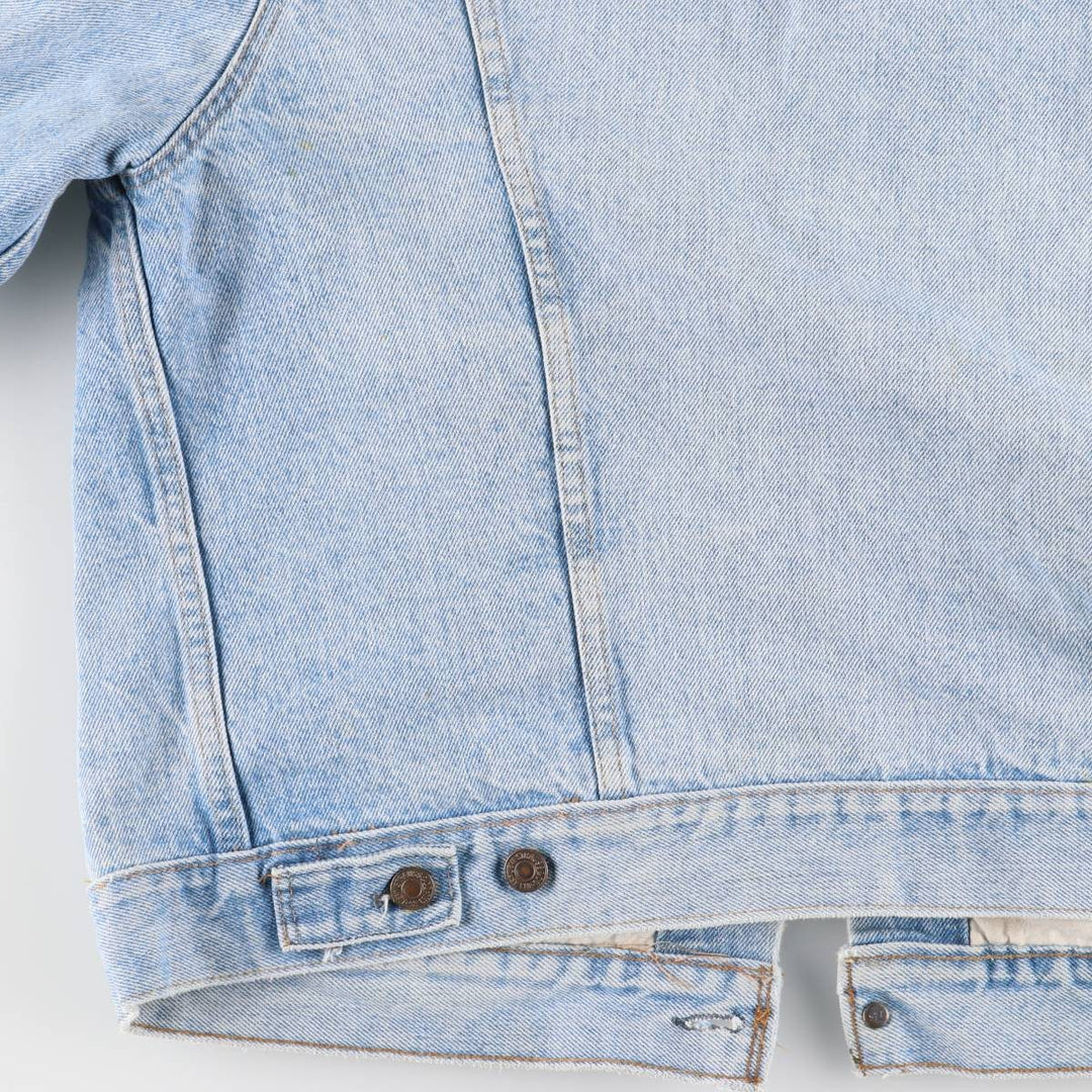 Vintage 80s-90'S Levi's denim jacket with care tag, made in the USA, size XL, men's cotton blue type Vintage Second Hand