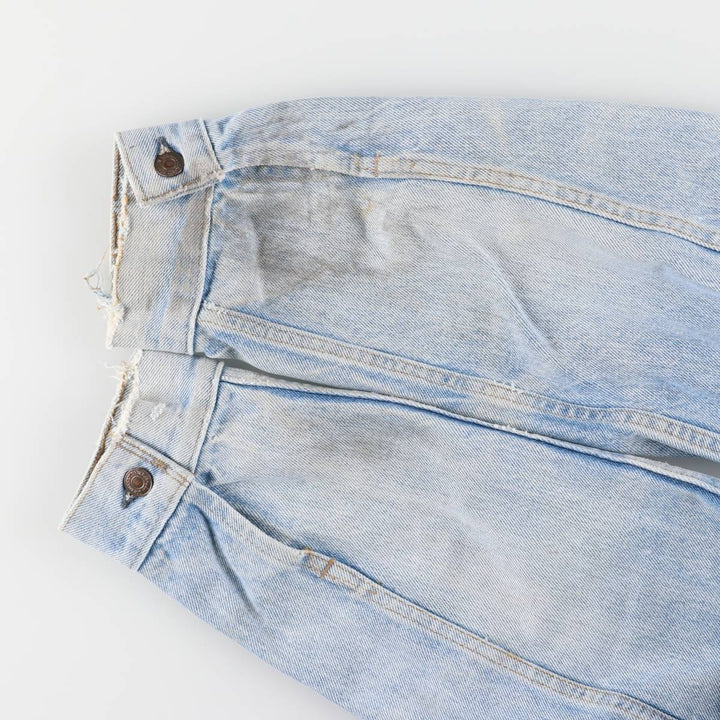 Vintage 80s-90'S Levi's denim jacket with care tag, made in the USA, size XL, men's cotton blue type Vintage Second Hand