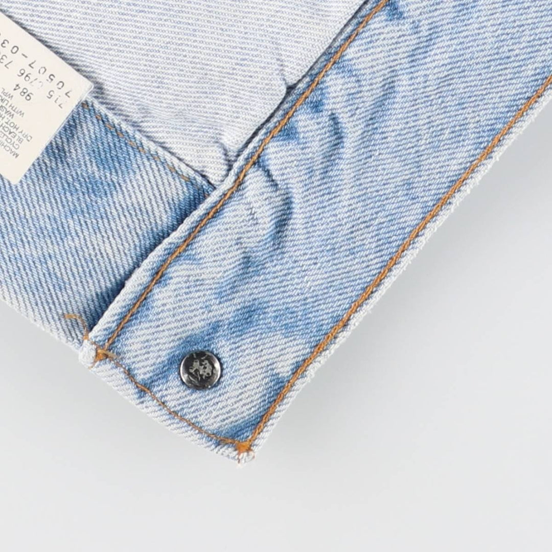 90'S Levi's 70507-0334 denim jacket, denim jacket, made in USA, men's size M, vintage cotton blue type Vintage Second Hand
