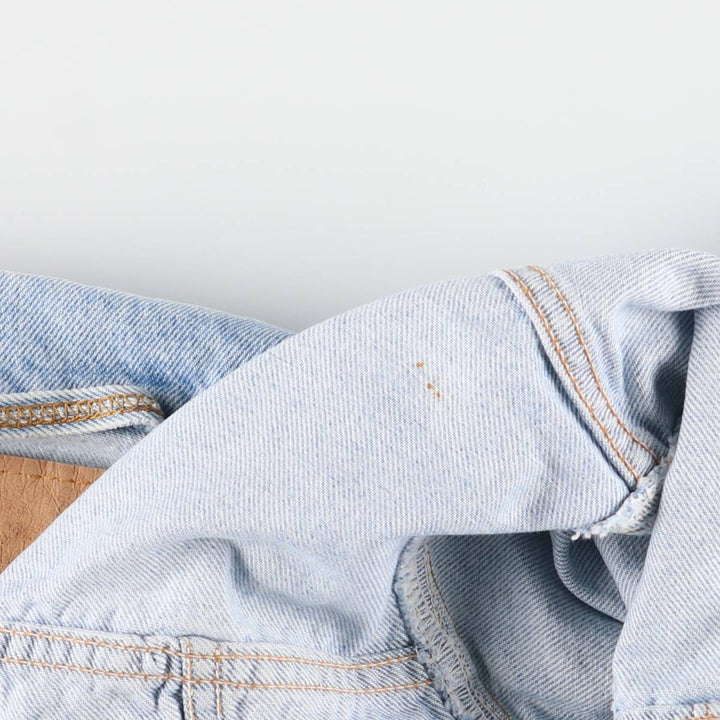 90'S Levi's 70507-0334 denim jacket, denim jacket, made in USA, men's size M, vintage cotton blue type Vintage Second Hand