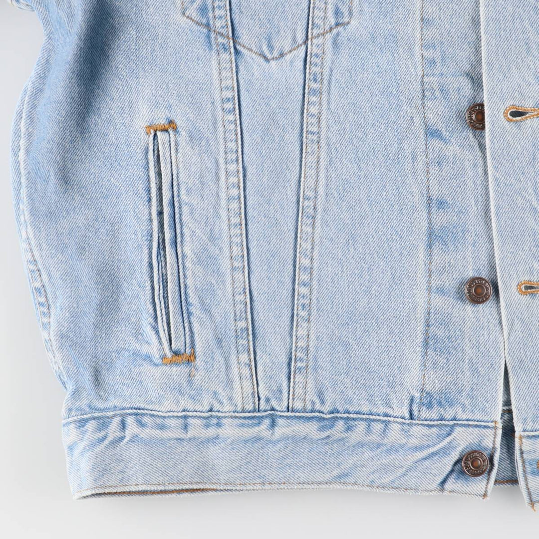90'S Levi's 70507-0334 denim jacket, denim jacket, made in USA, men's size M, vintage cotton blue type Vintage Second Hand